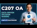 WGU C207 OA - 100 Pass Guide for Data-Driven Decision Making