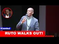 Lagu DRAMA!! President Ruto loopt bijna weg in Kiambu nadat gouverneur Wamatangi en parlementslid Kuru...