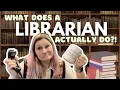 LIBRARY WORK What do Librarians actually do Day-in-the-life vlog