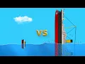 Download Lagu 15 vs 7000 Piece LEGO Titanic in Floating Sandbox