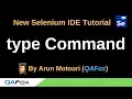 New Selenium IDE - Part 12