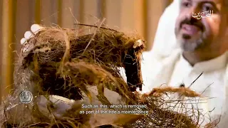 الحرف البحرينية صناعة الحبال والمديد وبناء العرشان 