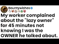 Download Lagu My worker complained about the lazy owner for 45 minutes not knowing I was the OWNER he talked about