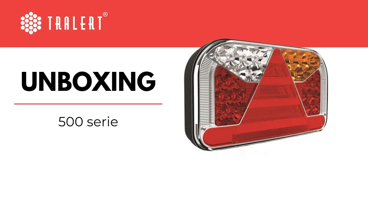 Video: Links | LED achterlicht zonder kentekenlicht | 12-36v | 5-PIN | V10C4-501B5