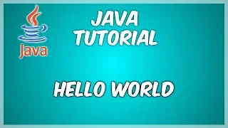 Writing your First Program Hello World - Java for Beginners pt 1