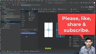 Android Studio tutorials your first project Hello World with detailed explanations Java language