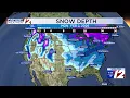 WPRI 12 Weather Forecast for 26 Not as cold this week