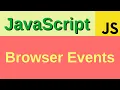 Introduction to browser events - Basic JavaScript Fast 58 addEventListener removeEventListener