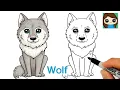 How to Draw a Wolf Easy Cartoon Animal