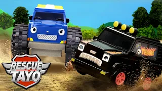 Superreifen Khan! Hilf Bad Car aus der Grube! | Spielzeug Video | Tayo der Kleine Bus