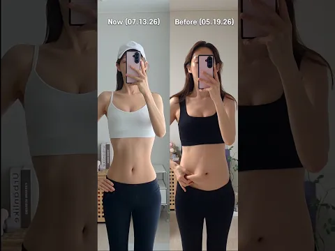 My 8-Week Abs Transformation at 41 | Before & After ✨ #bodytransformation