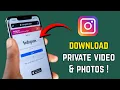 How to Download Private Instagram s Photos Authorized Method - 2026