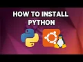 How to install Python on Ubuntu - any version
