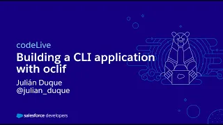 codeLive Building a CLI application with oclif