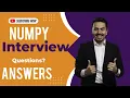 Master NumPy in Minutes Must-Know NumPy Interview Questions Answers