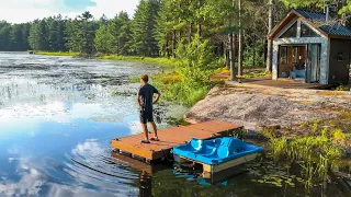 BUILDING A DOCK TO ENJOY THE SUNSET - Off-Grid Property Update
