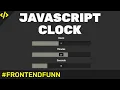 javascript clock - progress bar clock