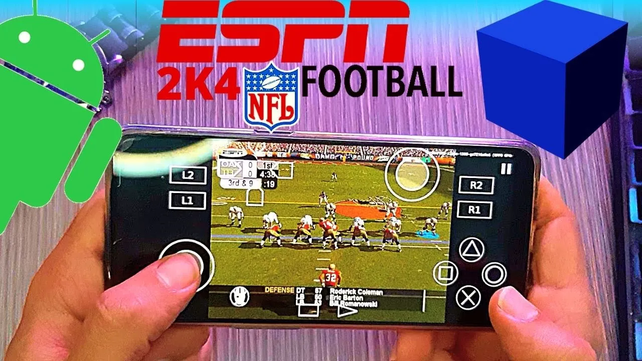 ESPN NFL Football 2k4 - PS2 Emulator Android Gameplay - Aether SX2 APK -ESPN NFL 2k4 Mobile 2022
