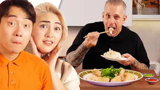uncle roger review andy cooks chicken rice ft auntie liz 
