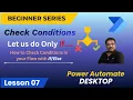 Power Automate Desktop IF-ELSE vs SWITCH