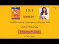 TKT Module 1 Unit 3 3 4 Phonemic Symbol