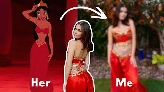 I Made Jasmine's Red Outfit From Aladdin