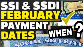FEBRUARY 2023 SOCIAL SECURITY SSI SSDI PAYMENT SCHEDULE EXTRA MONEY SOCIAL SECURITY STIMULUS CHECK
