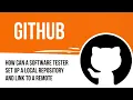 Setting up a local Git repository and linking to a remote