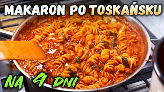 MAKARON PO TOSKAŃSKU - 5 składników | 563 kcal