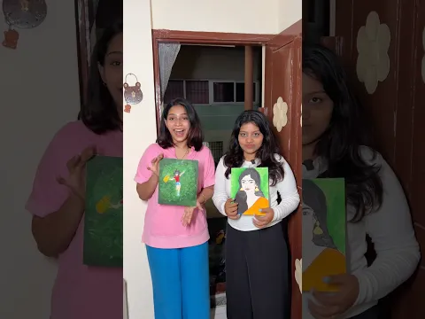 Painting challenge 💪 ! This or That❤️😱 #trending #tamil #hangova