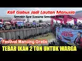 Download Lagu KALI GABUS JADI LAUTAN MANUSIA | TEBAR IKAN 2 TON UNTUK WARGA MANCING GRATIS