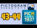 PICTOGRAM Picture Cryptogram 43 44
