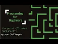 Student Marksheet in Python Python Program Programming for beginners in Urdu Hindi Part 1