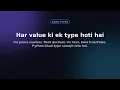 Variables Data Types in Python int float str bool Python Tutorial in - Day