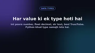 Variables Data Types in Python int float str bool Python Tutorial in - Day