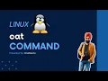 cat command in linux cat command in linux with examples in Hindi
