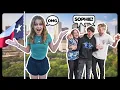 My Best Friends SURPRISE Me In TEXAS CUTE REACTION Sophie Fergi