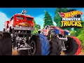 Camp Crush and Champions Cup Challenges More Monster Truck s for Kids Hot Wheels