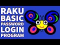 Raku Programming Tutorial Creating Password Login Code for Beginners 2024
