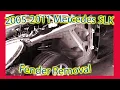 Lagu 2005-2011 Mercedes SLK Fender Removal