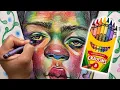 Making ART with only CRAYONS