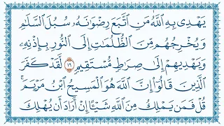 سورة المائدة 5 Al Maaida مكتوبة بصوت القارئ مشاري بن راشد العفاسي وجودة فائقة 4K Ultra HD 