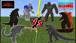 godzilla vs kong rise of titans vs project monarch v3 godzilla kong ghidorah mecha godzilla