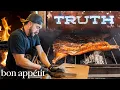 How One of The Best Texas BBQ Joints Makes 1 400lbs of Brisket a Day On The Line Bon Appetit