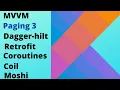 Paging 3 library in Android Hindi VM Dagger hilt Retrofit Coroutines Flow Moshi