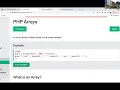 Tutorial Praktek Pemrograman Web Syntax PHP-Array