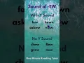 Sounds of - EW One Minute Reading Tutor