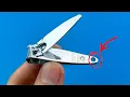 Many people do not know this secret use of nail clippers!