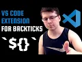 VS Code Extensions for Web Developers - Backticks