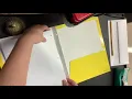 Sketchbooks out of Braded pocket folders